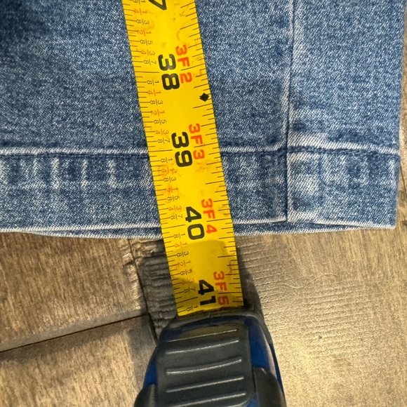 DENIM & CO Embroidered Blue Women Jeans Size L Hippie Floral Festival Boho - Picture 16 of 17